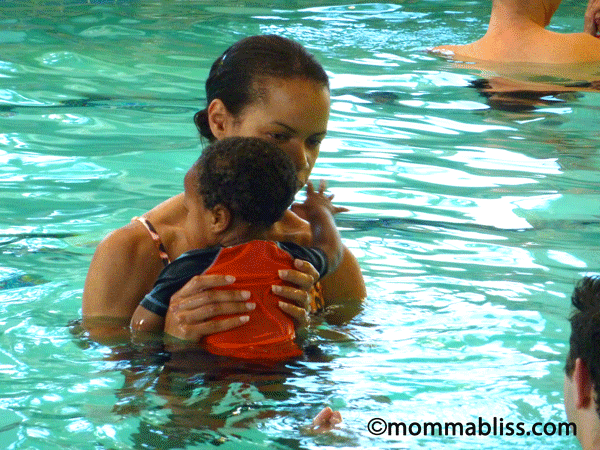 baby swim lesson