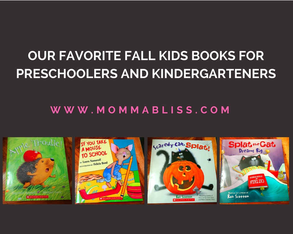 Fall Favorite Kids Books for Preschoolers and Kindergartens